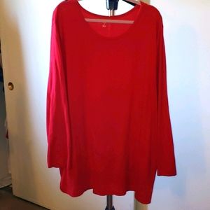 Long sleeve tshirt, red